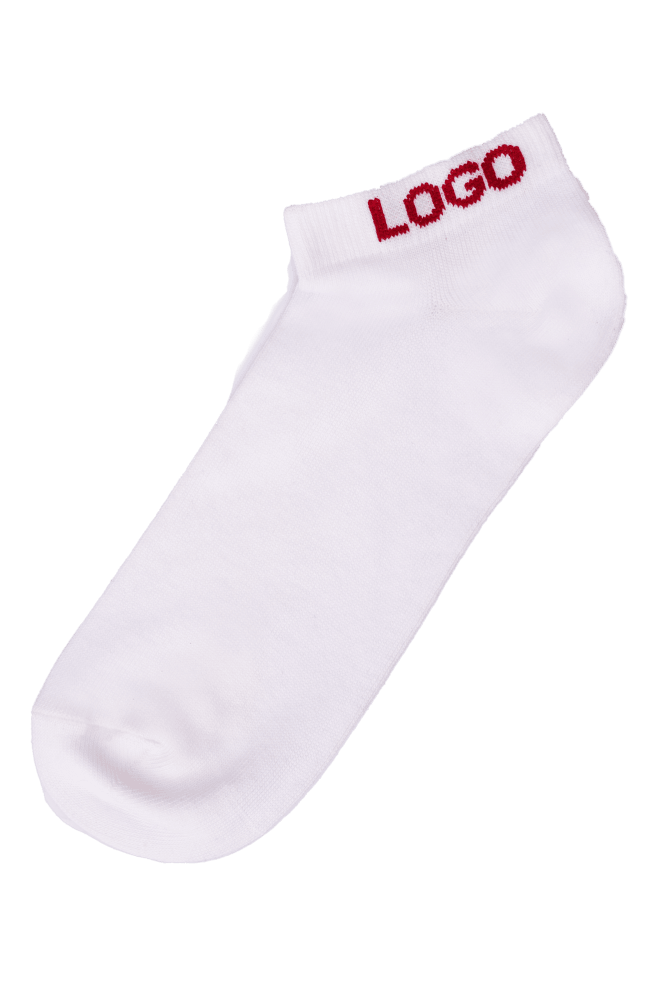 MENS ANKLE COTTON SOCKS (PACK OF 2) - LOGO