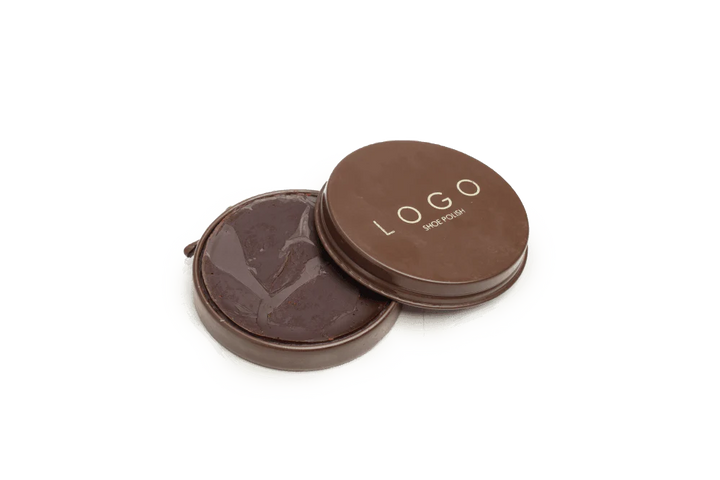 LOGO SHOE POLISH BROWN