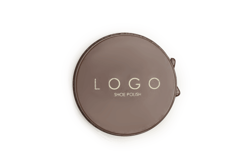 LOGO SHOE POLISH BROWN