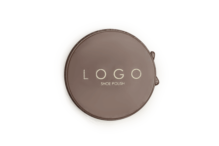 LOGO SHOE POLISH BROWN