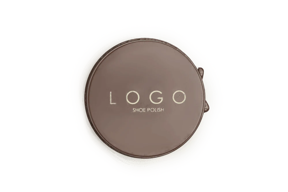 LOGO SHOE POLISH BROWN