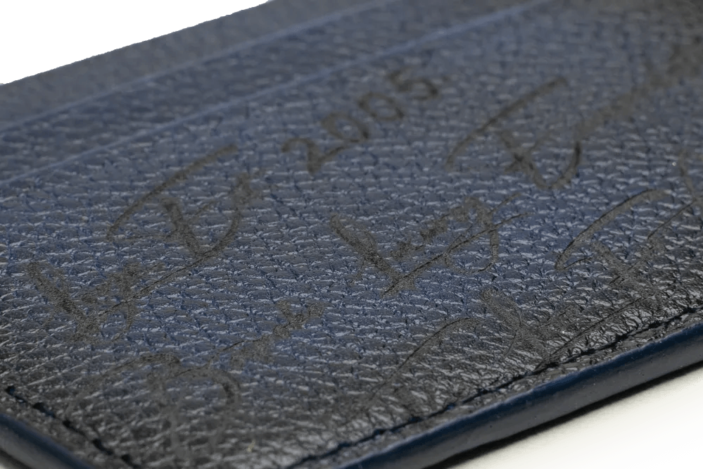 CARD WALLET CH566 BLU - LOGO