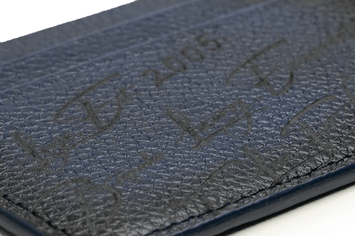 CARD WALLET CH566 BLU - LOGO