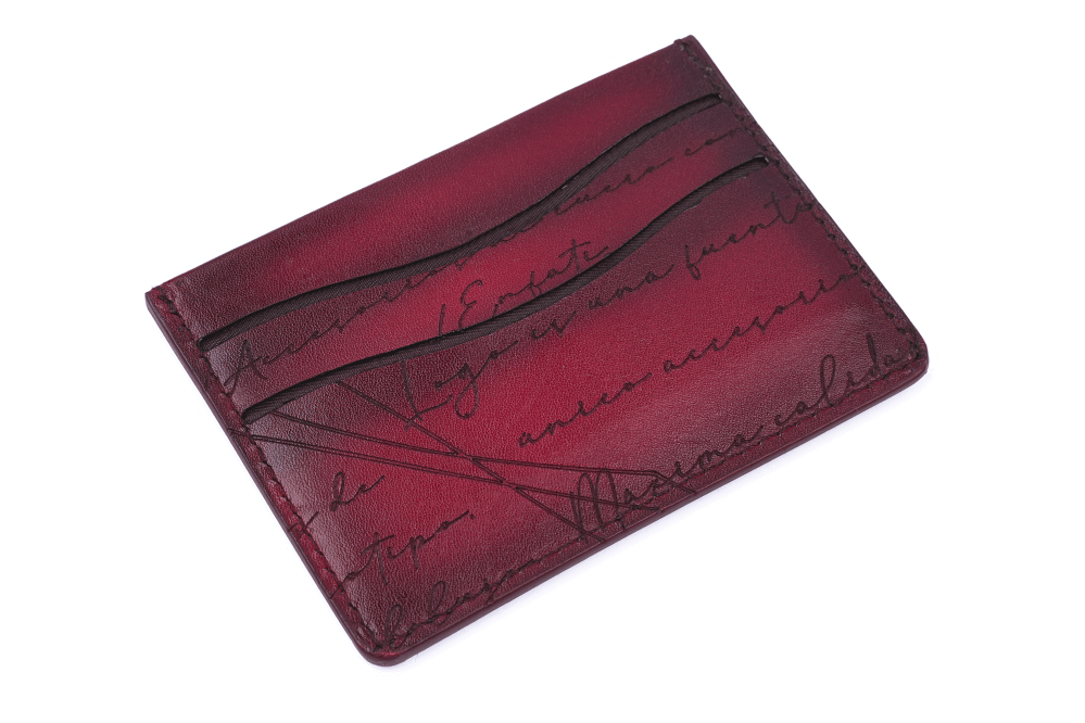 CARD WALLET CH609 RED - LOGO
