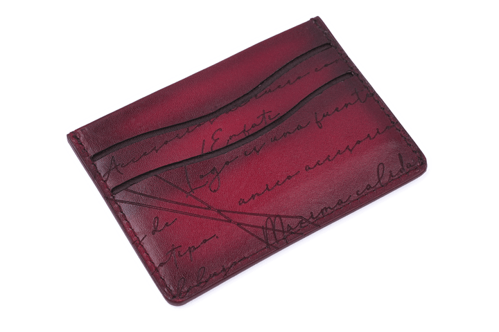 CARD WALLET CH609 RED - LOGO