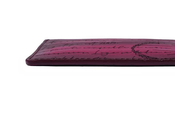 CARD WALLET CH609 RED - LOGO