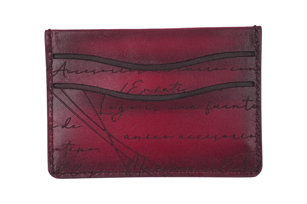 CARD WALLET CH609 RED - LOGO