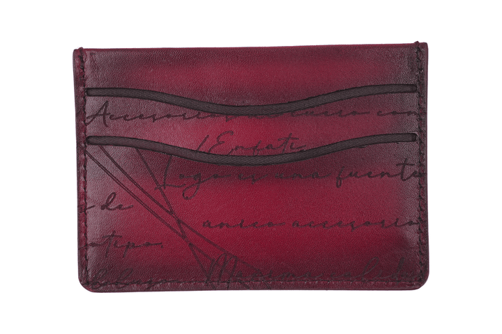 CARD WALLET CH609 RED - LOGO