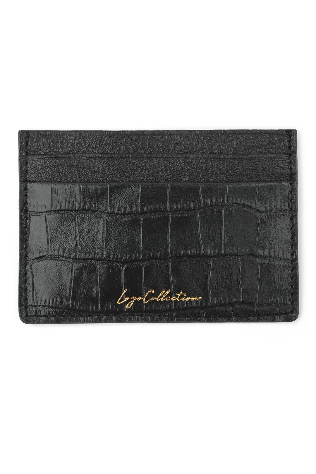LOGO VELOUR CARD HOLDER