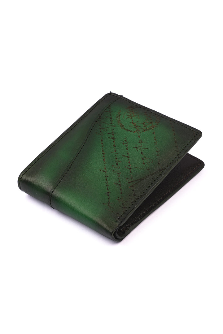 NOTE WALLET NW602 GRN  "RFID PROTECTION"