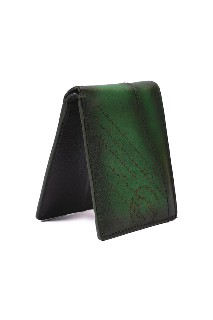 NOTE WALLET NW602 GRN  "RFID PROTECTION"