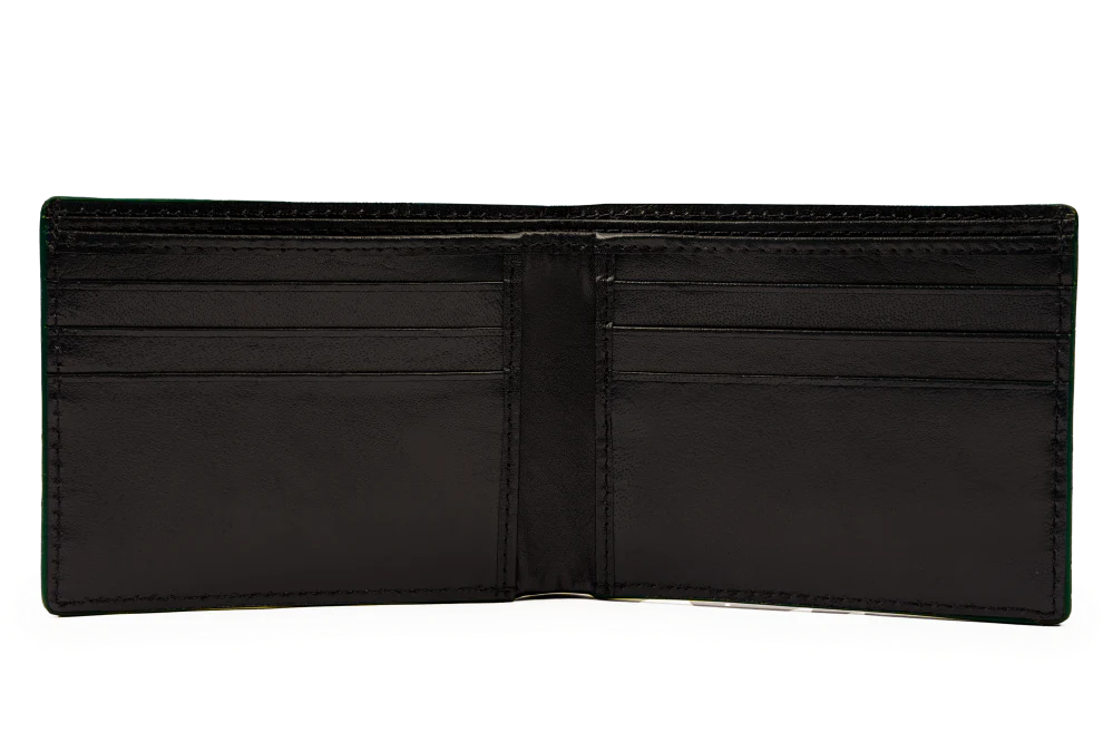 NOTE WALLET NW602 GRN "RFID PROTECTION"