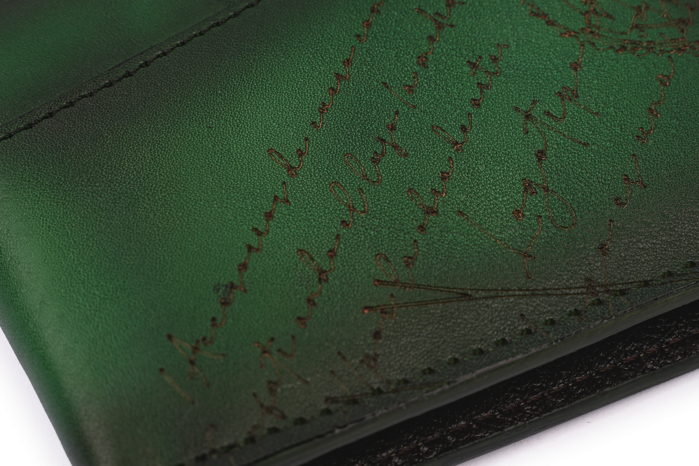 NOTE WALLET NW602 GRN  "RFID PROTECTION"