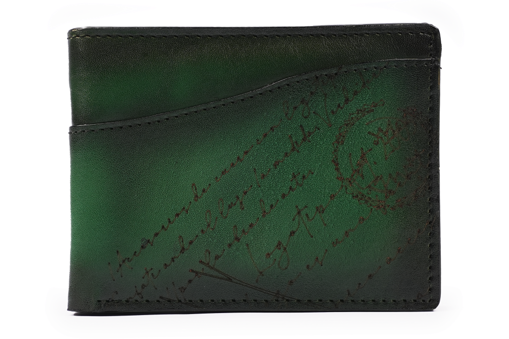 NOTE WALLET NW602 GRN  "RFID PROTECTION"