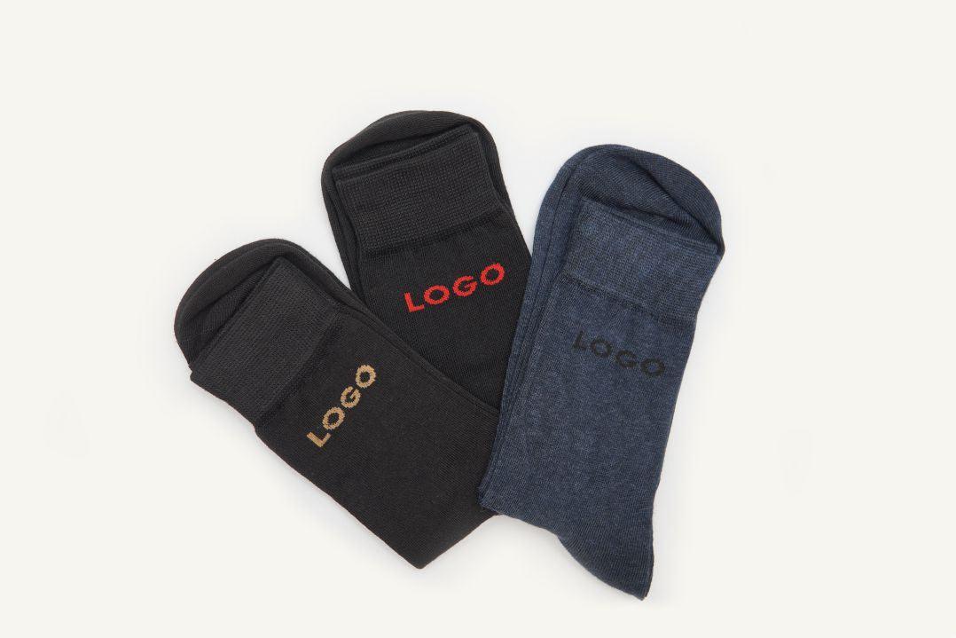 LOGO COMBED MENS SOCKS (PACK OF 3)