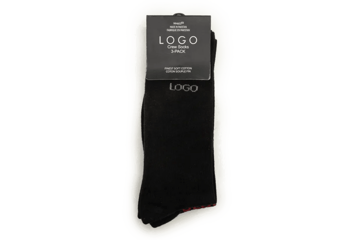 CREW SHORT SOCKS (PACK OF 3) - LOGO