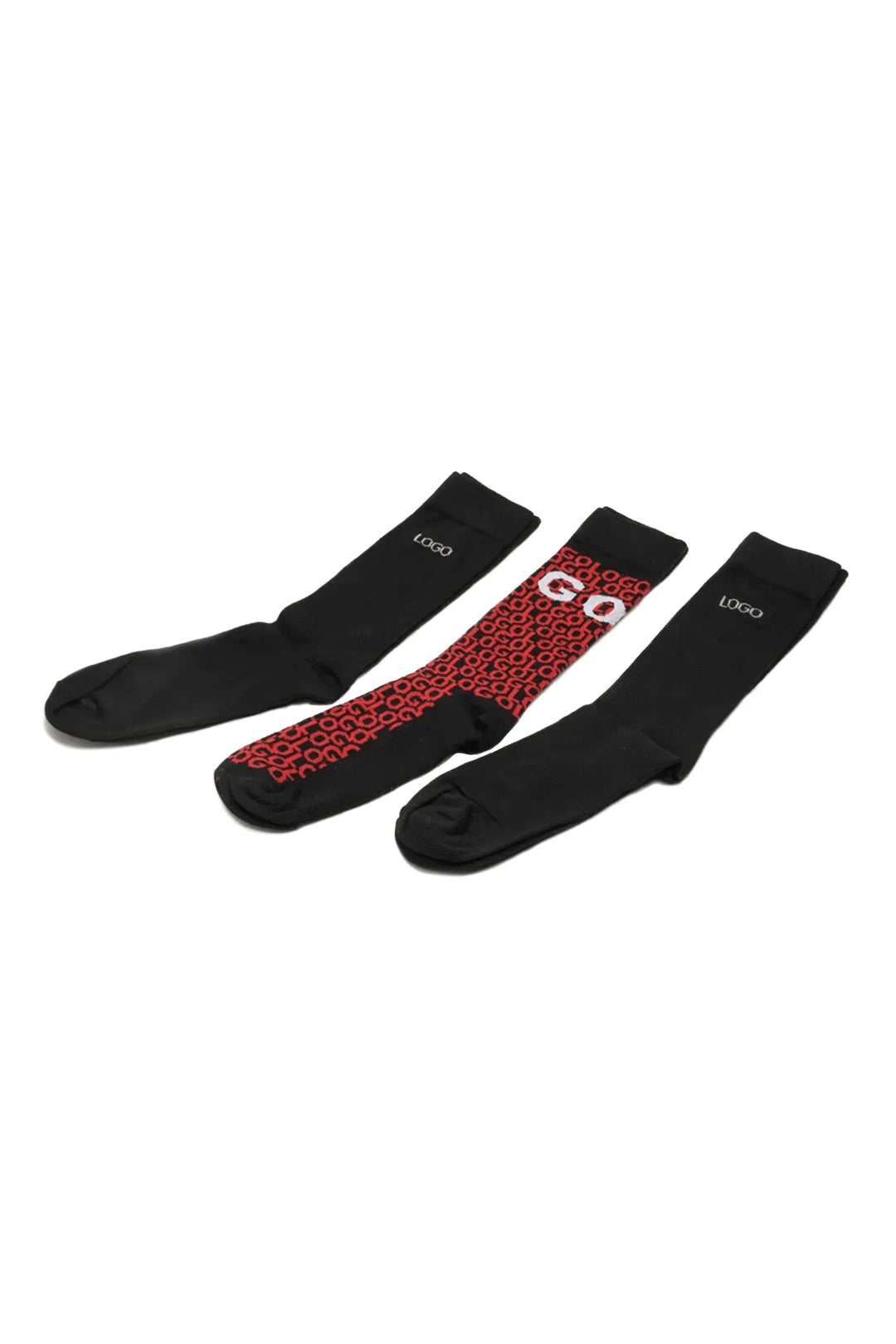 CREW SHORT SOCKS (PACK OF 3) - LOGO