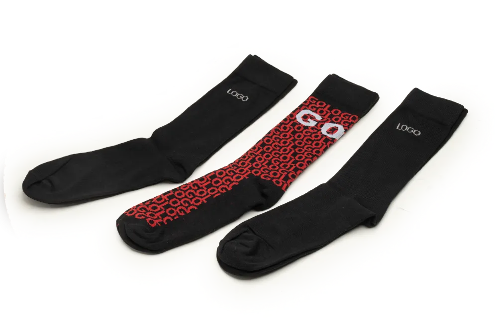 CREW SHORT SOCKS (PACK OF 3) - LOGO