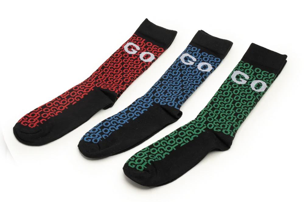 CREW SHORT SOCKS (PACK OF 3) - LOGO