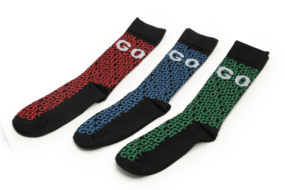 CREW SHORT SOCKS (PACK OF 3) - LOGO