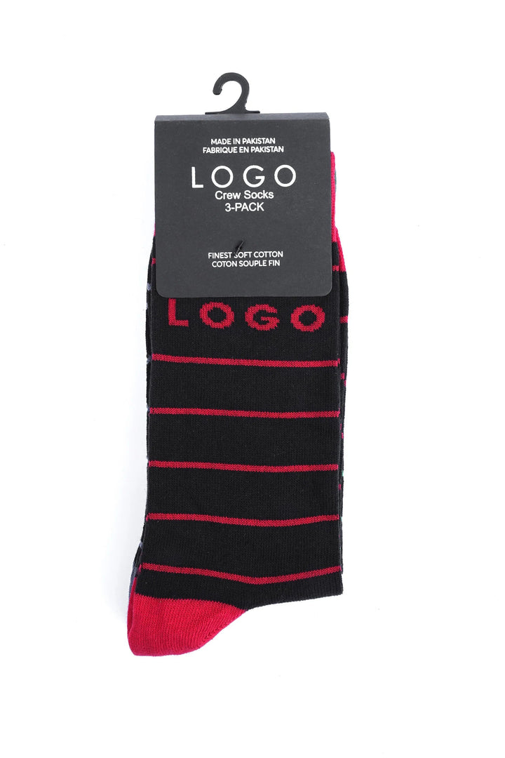 LOGO CREW SHORT (PACK OF 3)