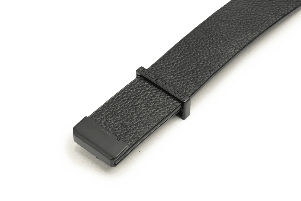 LEATHER BELT A1322 BKA - LOGO