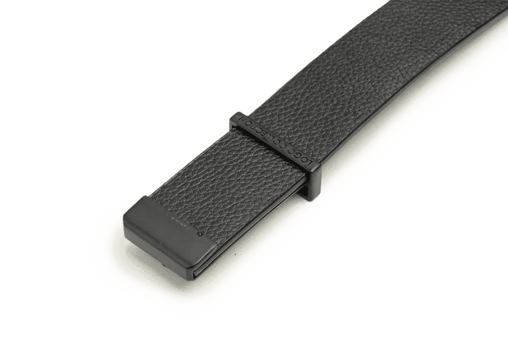 LEATHER BELT A1322 BKA - LOGO