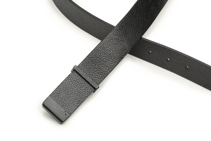LEATHER BELT A1322 BKA - LOGO