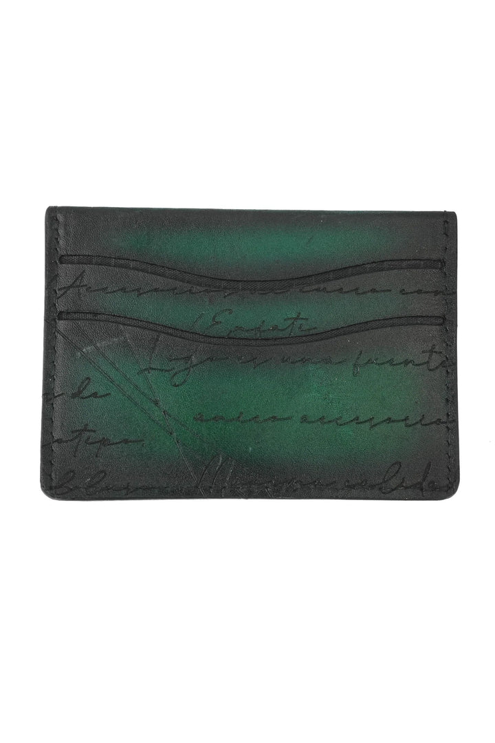 CARD WALLET CH609 GRN  "RFID PROTECTION"